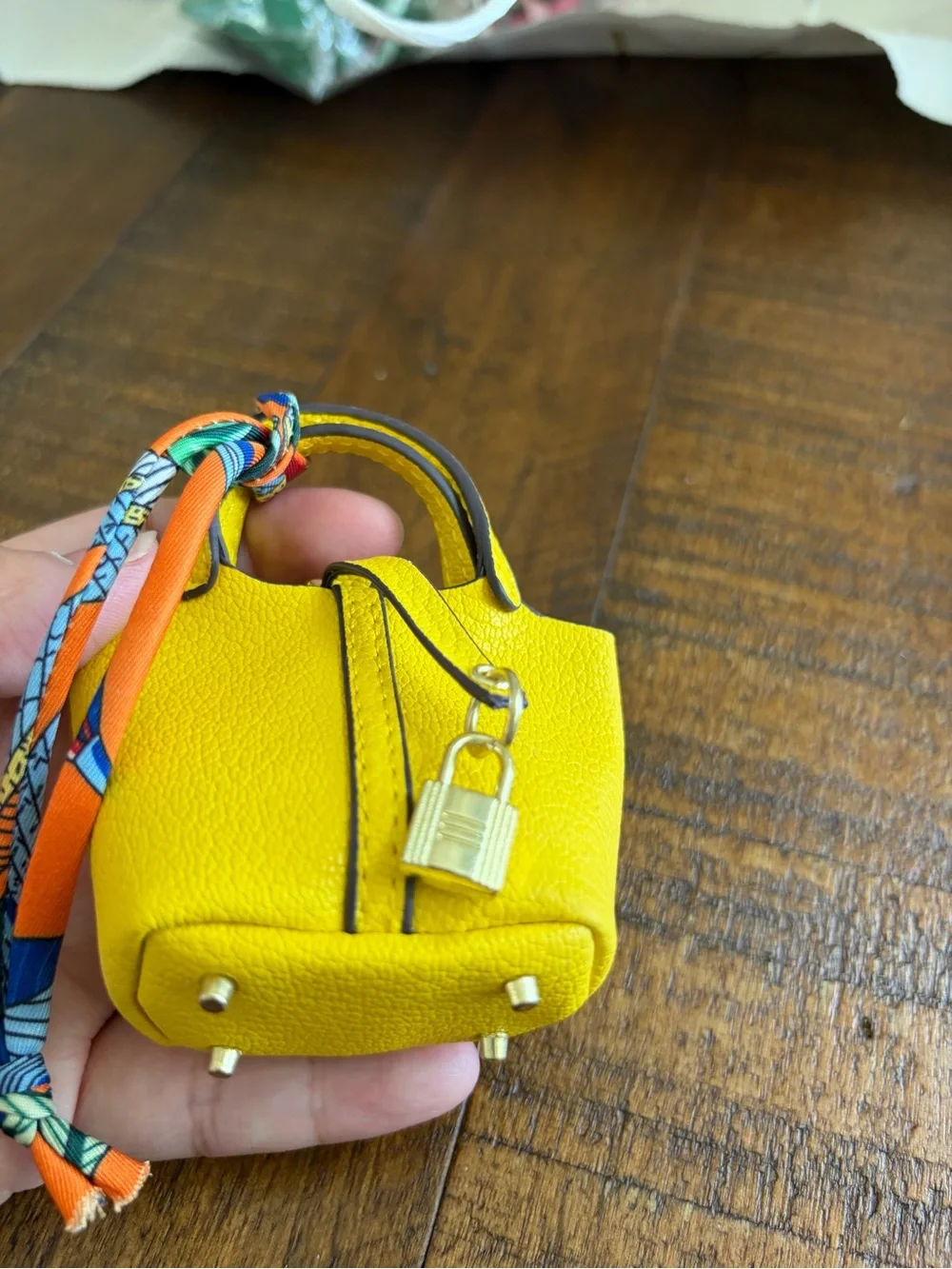 N/A leather charm